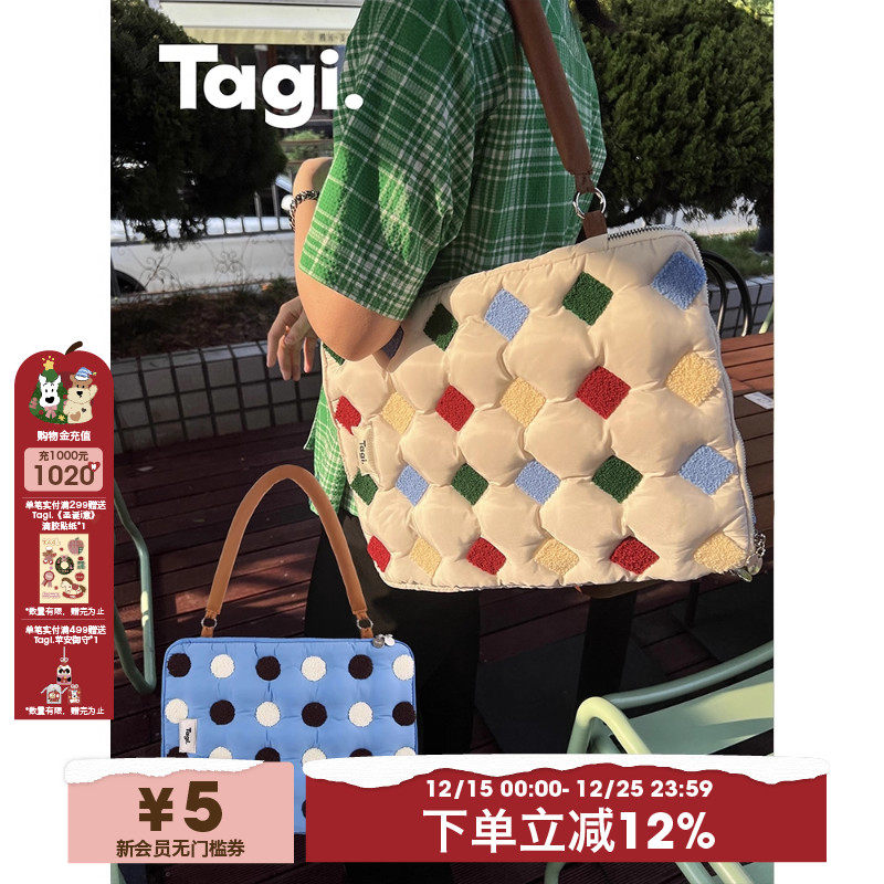 Tagi.OK砰砰电脑包笔记本包女