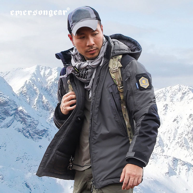 爱默生极狐棉服男加厚户外登山保温暖防寒棉服装大衣夹克战术外套