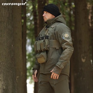 爱默生新品 棉服麝牛战术户外保暖外套防风防泼水3M上衣外套男款