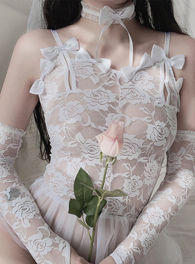 BeYourCat贼仙做你的新娘性感唯美蕾丝网纱透视睡裙角色扮演