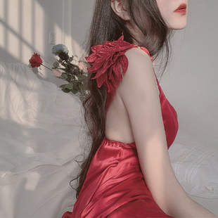 BeYourCat凡间天使仙女吊带性感睡裙内衣露肩露背翅膀睡衣