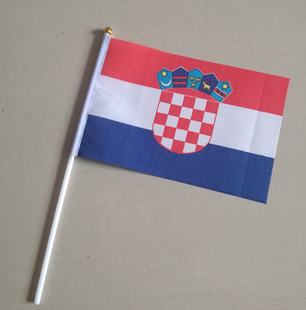 世界杯决赛克罗地亚国旗酒吧装饰KTV酒店摆设球迷加油助威道具