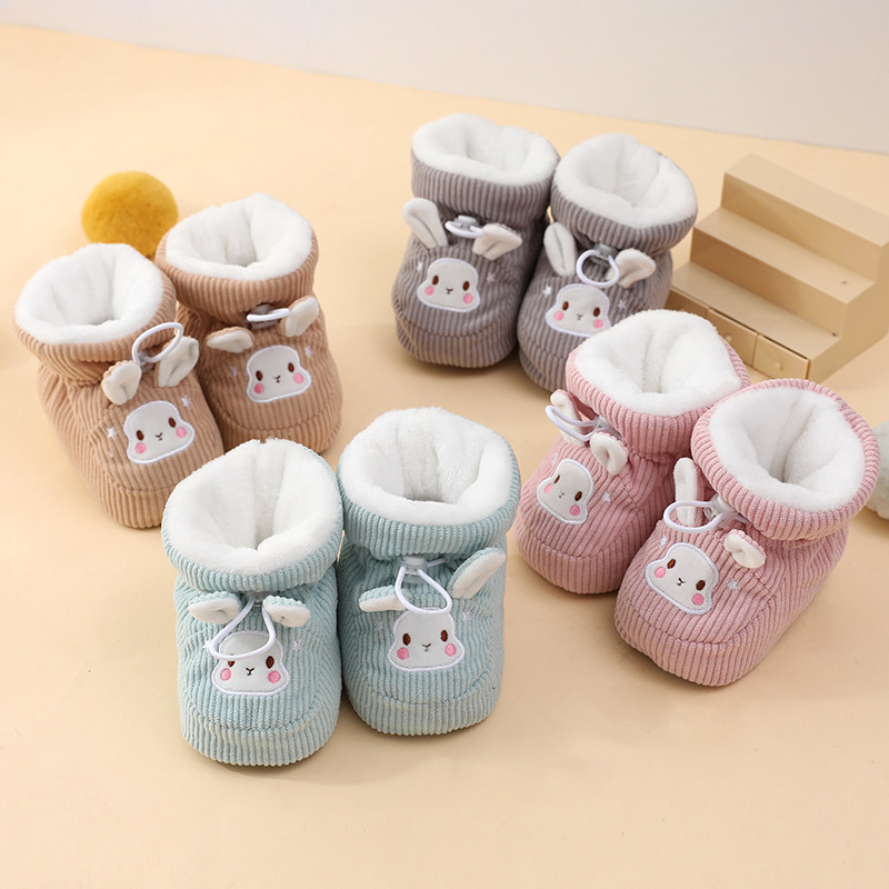 新生婴儿棉鞋软底不掉鞋6-9个月保暖脚套冬季款加绒男女宝宝袜鞋,童鞋/婴儿鞋/亲子鞋,婴儿步前鞋/袜鞋,淘宝优惠券,粉丝福利购,淘宝优惠卷