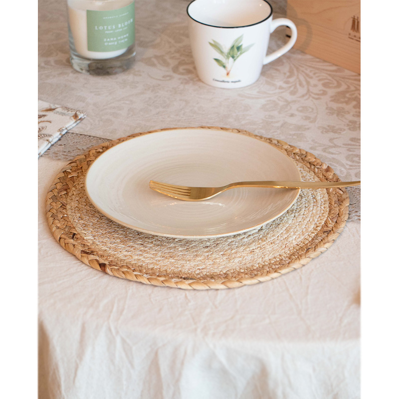 梵鱼木语餐垫编织隔热垫