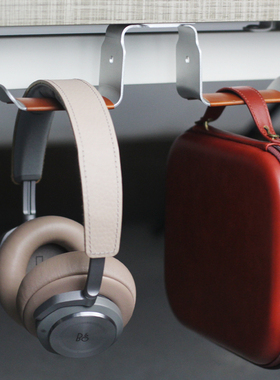 耳机挂架铝合金耳机支架金属耳机架子学生寝室桌面墙壁收纳挂钩