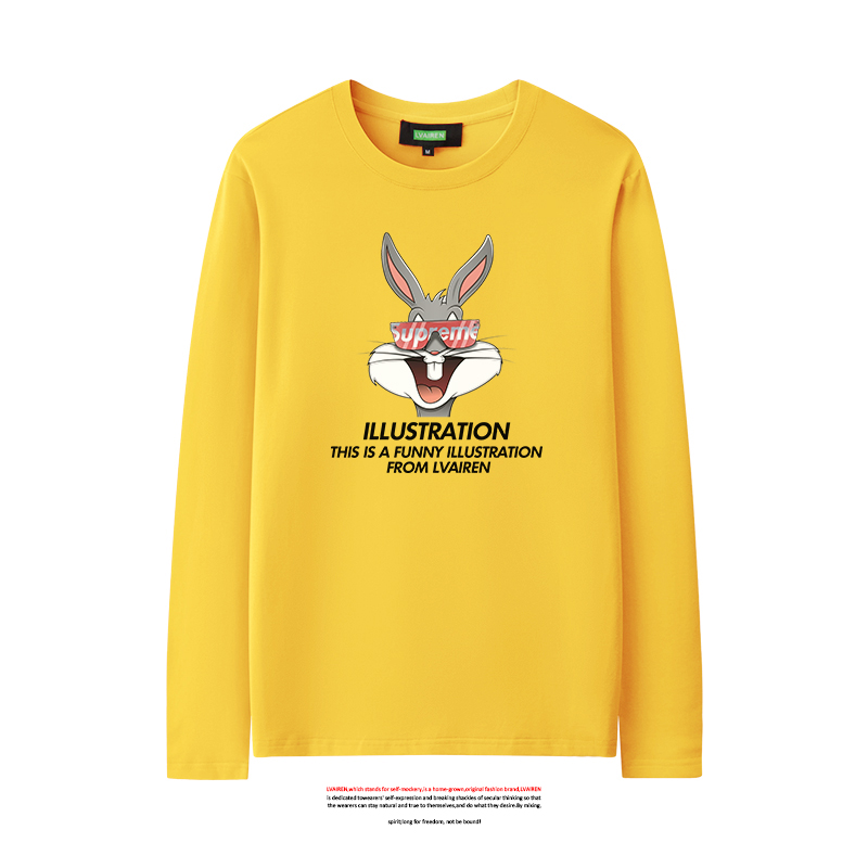 童装兔八哥ins印花青少年打底衫