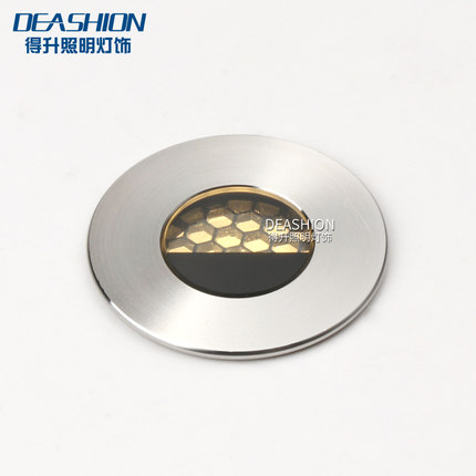 防刺眼半月蜂窝LED地埋灯柱子地灯户外防水室内外走廊步道过道灯