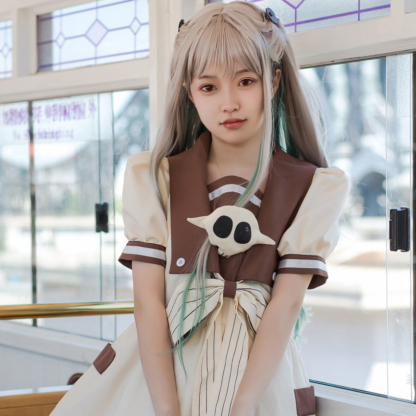 新款 动漫地缚少年君二次元cos服花子君八寻宁宁动漫服装制服套装