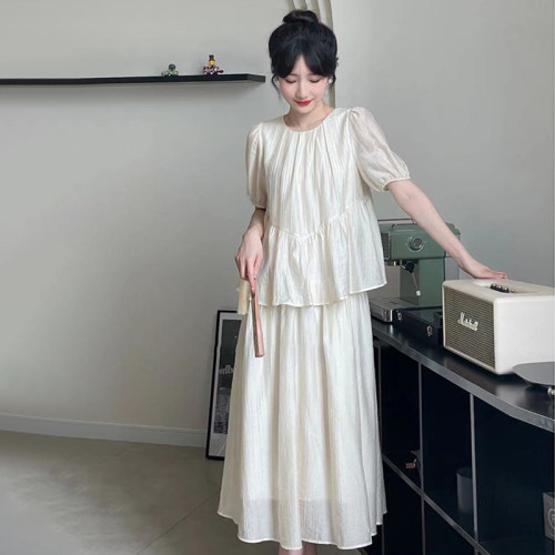 （孕哺两穿）竖开80-160斤·孕妇装女装时尚可哺乳连衣裙