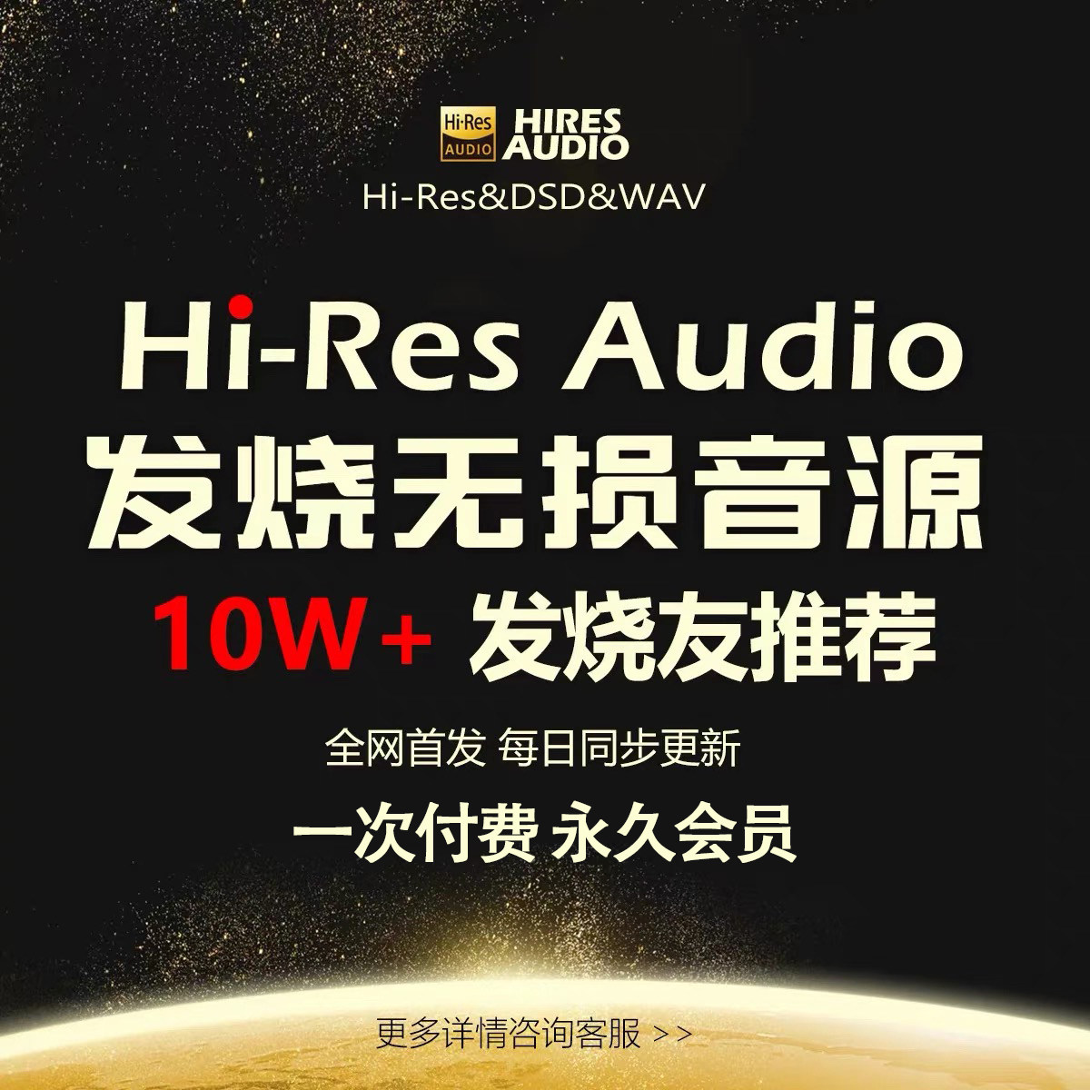 hires无损音源大法会员精选flac高品质DSD无损网站下载会员金标