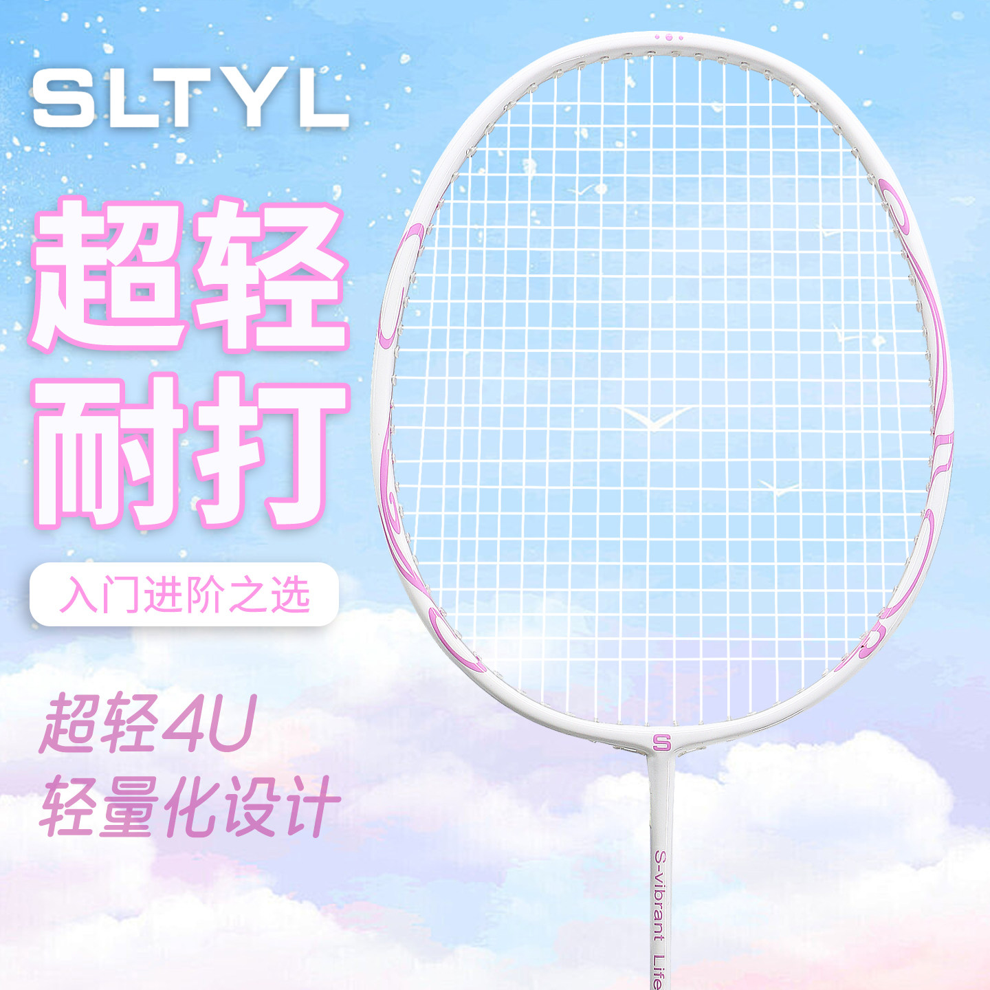 羽毛球拍入门训练成人进阶