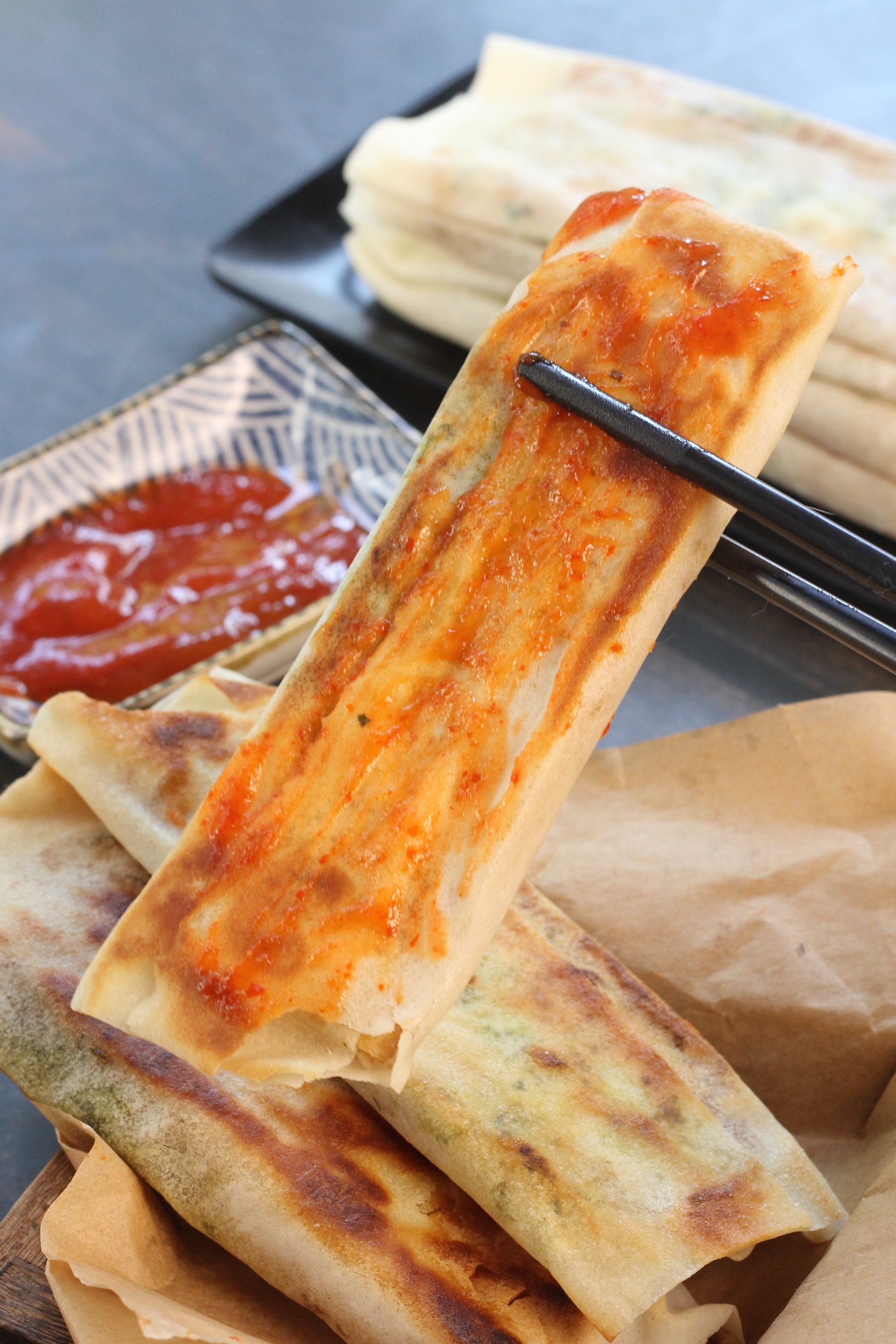 大嵊先生 杭州特产葱包烩特色小吃零食特产早餐食品桧配蘸料10片