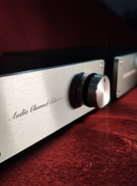 无损音频切换器3进1出hifi音响前级电视音源信号选择分配镀金RCA