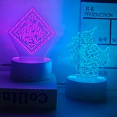 三角洲行动周边威龙哈夫克红狼曼德尔砖手办摆件小夜灯送同学礼物