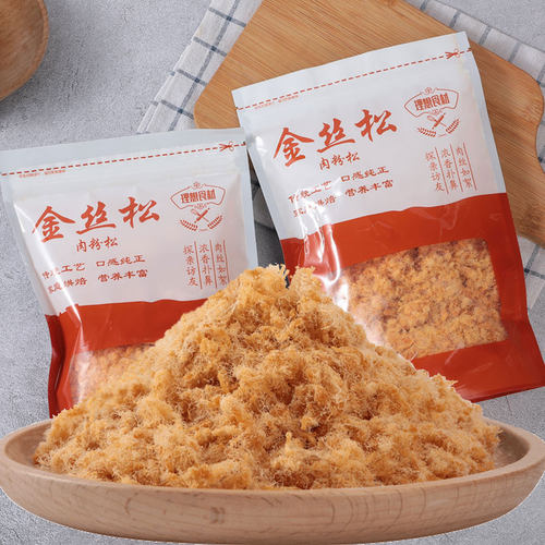 忙牛金丝松猪肉口味半斤袋装