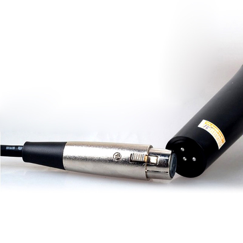 XLR 여성 3.5MM 플러그 콘덴서 마이크 케이블 컴퓨터 사운드 카드 SLR 마이크 연결 범용 오디오 앰프