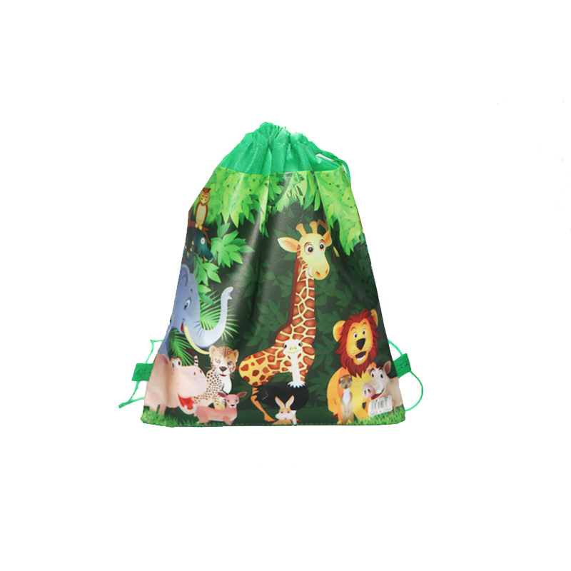 卡通束口袋双肩背包六一儿童节