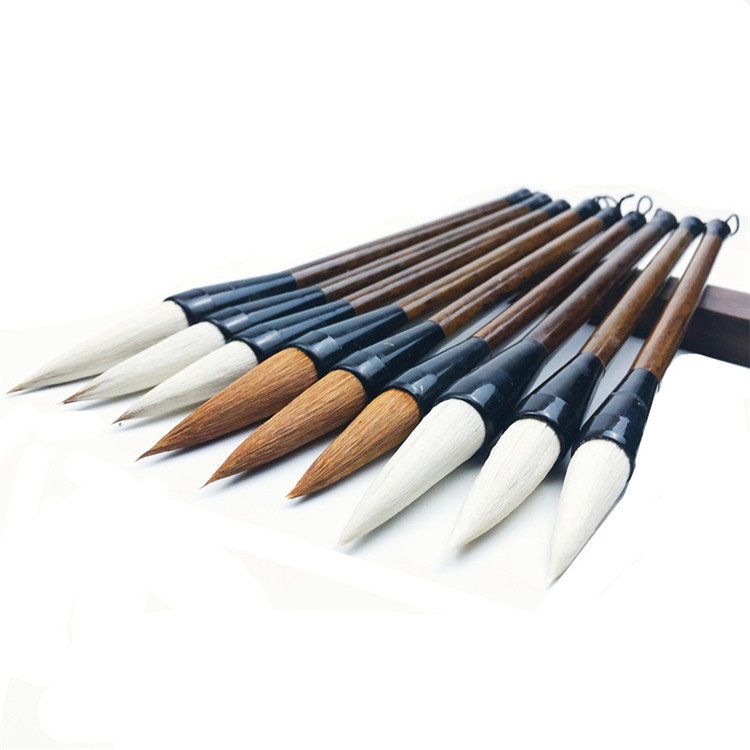 厂家直销批发价初学对联毛笔狼毫羊毫兼毫提斗毛笔量大可免费刻字