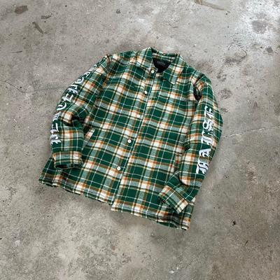 Perception格子水洗破坏衬衫