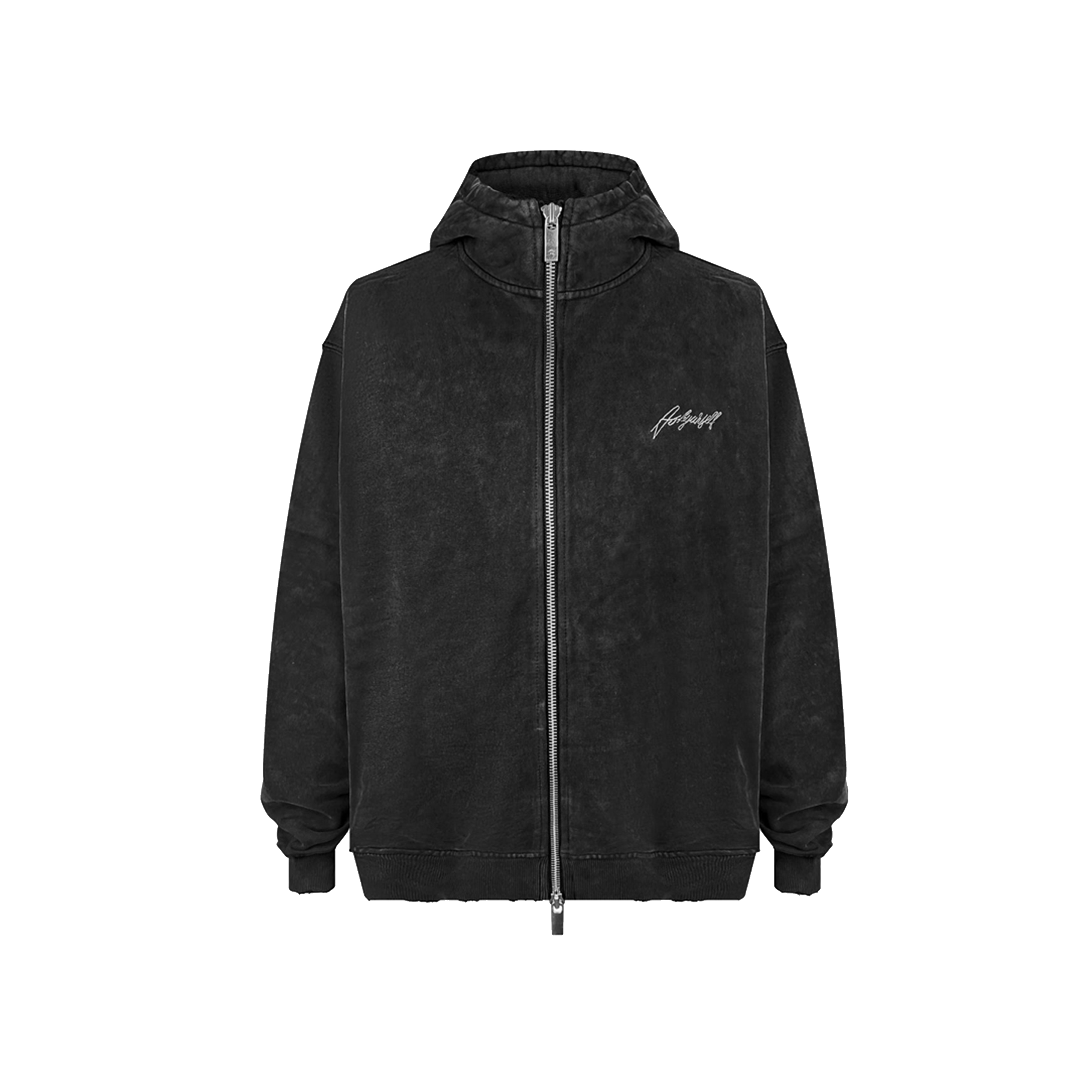 ASKYURSELF签字拉链卫衣