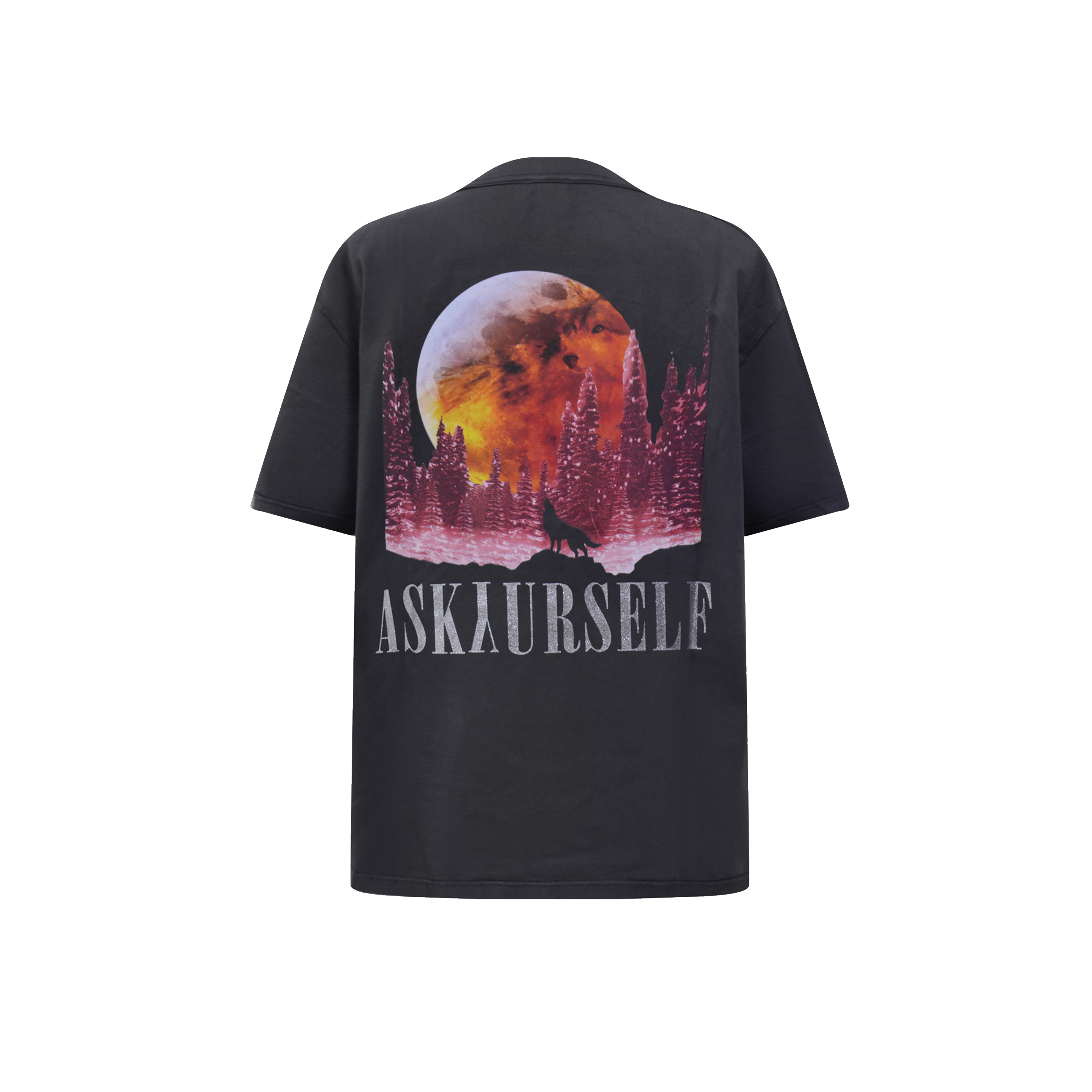 血狼闪粉logoT恤ASKURSELF