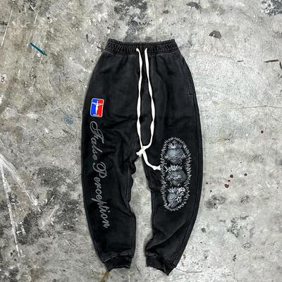 False Perception 签字圣心磨损破坏卫裤水洗黑