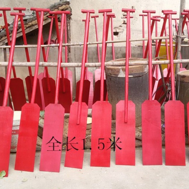 舞台表演船桨道具木质旱船划船浆