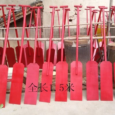 舞台表演船桨道具木质旱船划船浆