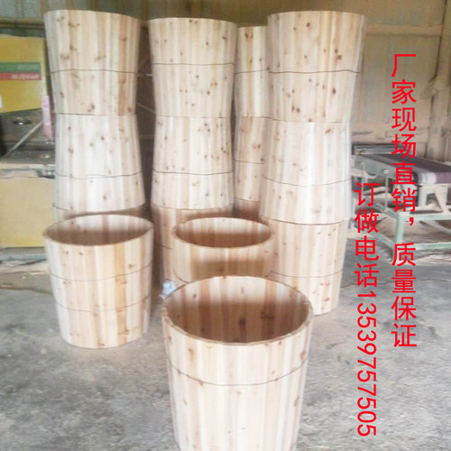 香杉甄子餐厅酒店大小蒸饭木桶