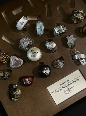 【土星系列戒指合集】复古轻奢高级感食指戒小众设计女款戒指