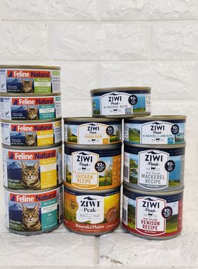 原装正品！K9Natural猫罐头/ZIWI滋益巅峰主食猫罐85g/185g猫湿粮