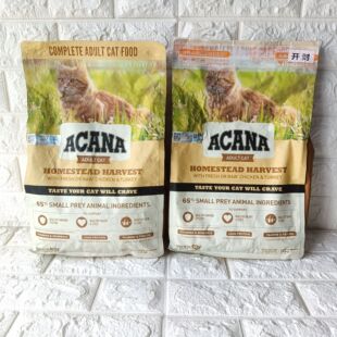 进口爱肯拿 丰收家园猫粮鸡肉燕麦成猫高蛋白营养猫主粮1.8kg原装