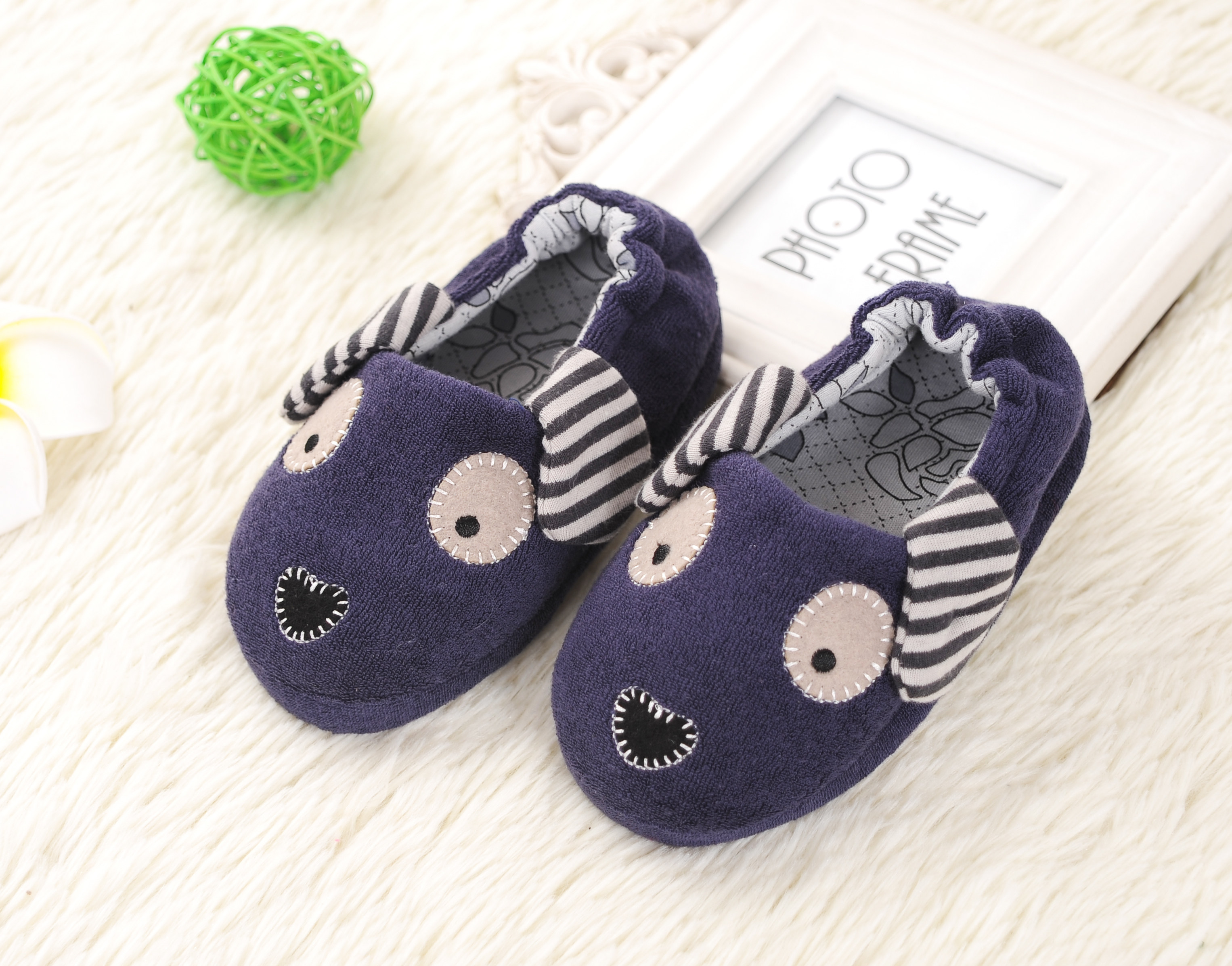 Pantoufles enfants en coton - Ref 986973 Image 5