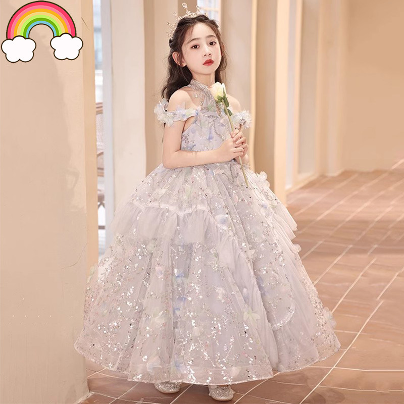 高端女童礼服轻奢小众精美