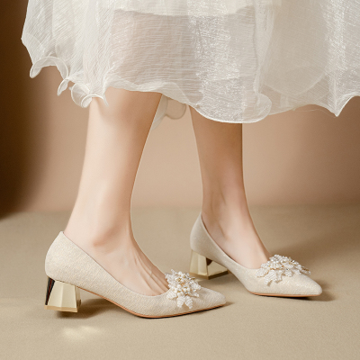 单鞋伴娘鞋新娘鞋婚鞋
