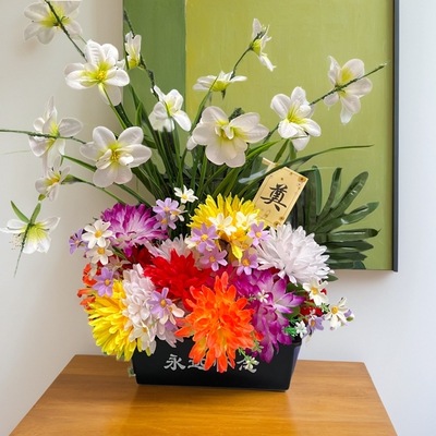 清明花束祭奠假花仿真菊花耐用款