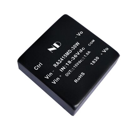 DC-DC电源模块RA2415MD-30W 24V转正负15V  30W稳压隔离变换器