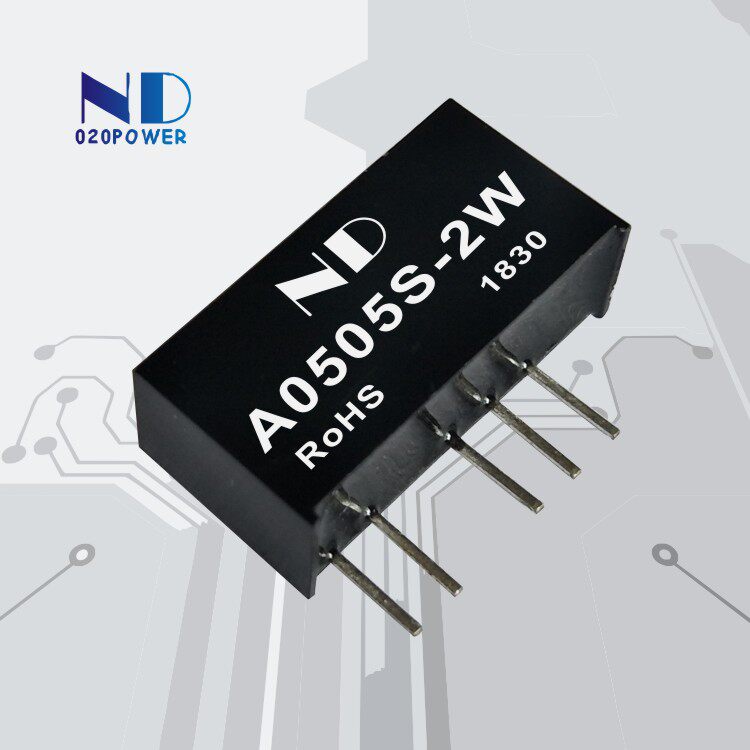 a0505s-2w隔离电源芯片ic  dc-dc电源模块5v转正负5v输出