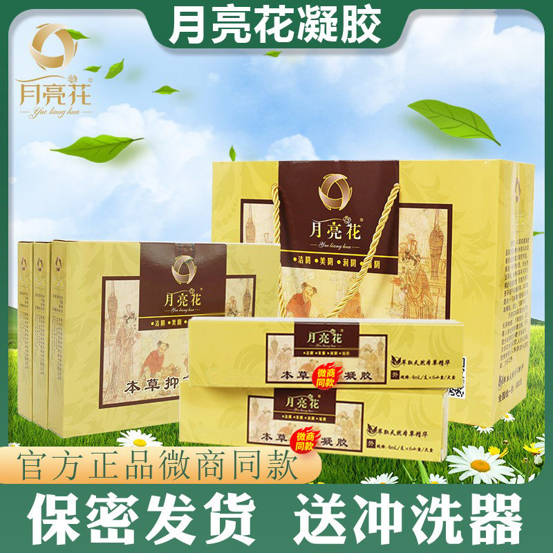 月亮花本草凝胶一套三盒十八支天溪月亮花官方正品