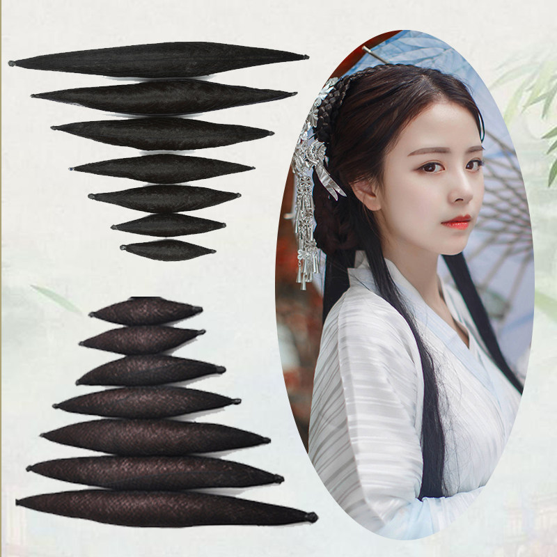 古装假发垫发包牛角包仙女造型发包发髻儿童影视垫发演出影楼