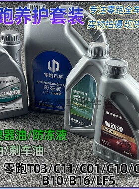 适配零跑T03/C11/01/16/10/B10/LF5减速器齿轮油机油防冻液刹车油