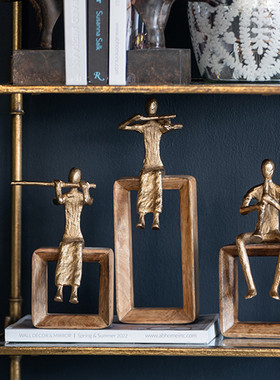 铝制装饰抽象桌面进口乐队雕塑