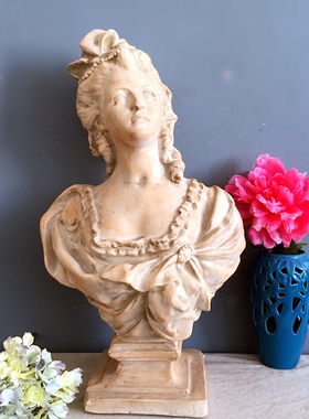 促销美式风树脂维纳斯人头装饰品
