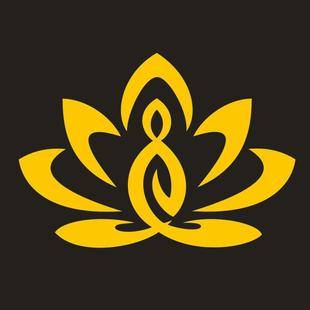 静心莲花车贴个性装饰净心静德善念佛经车身贴后窗贴反光防水