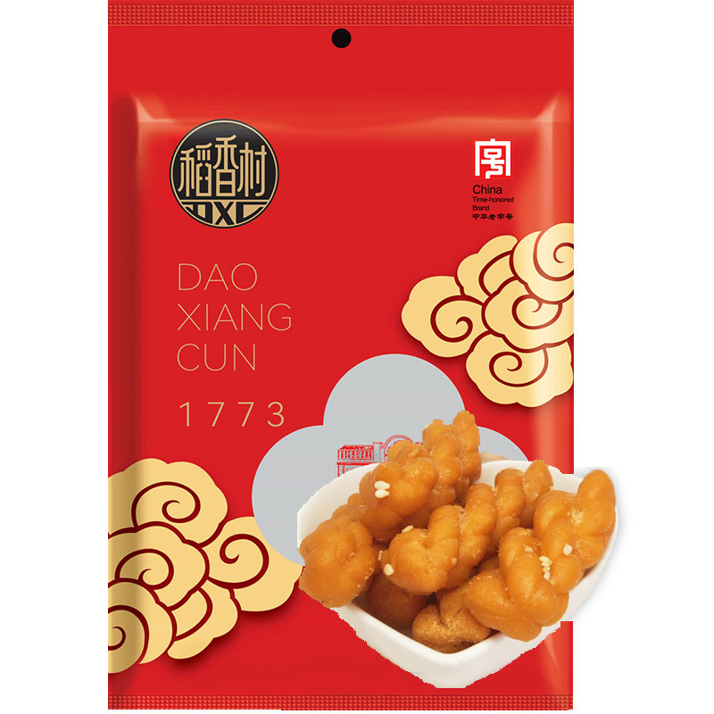 稻香村小麻花500g多口五香味黑糖酥手工口水零食小吃袋装散装整箱