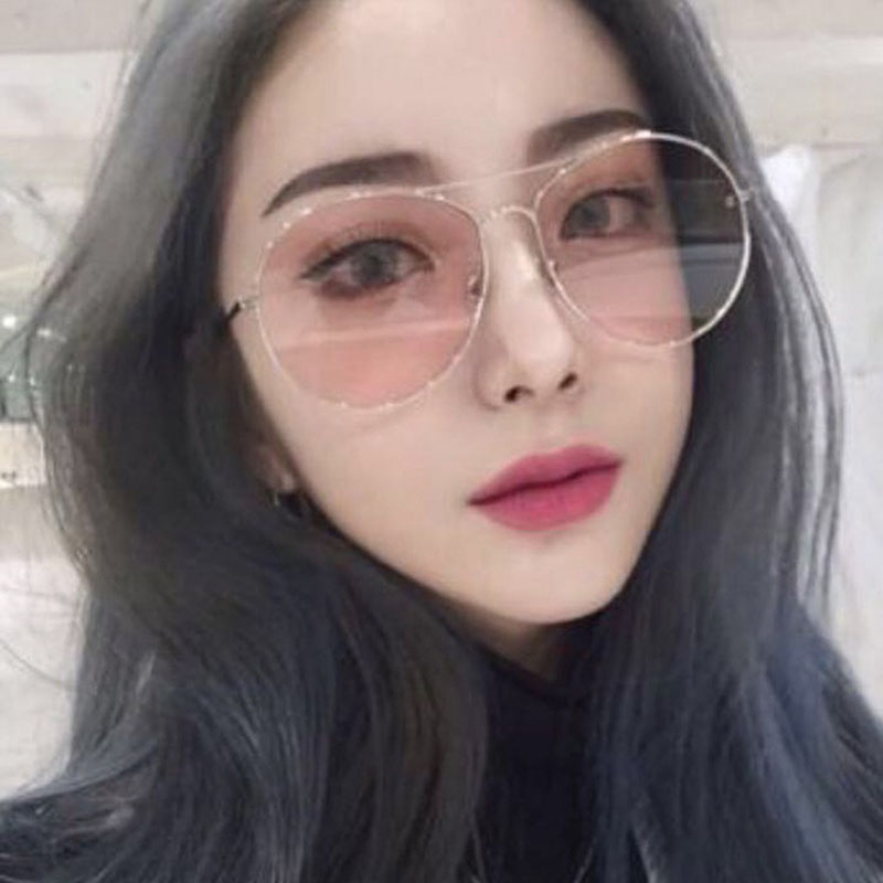 薛之谦刘昊然孟子坤同款平光眼镜框架女大框耳