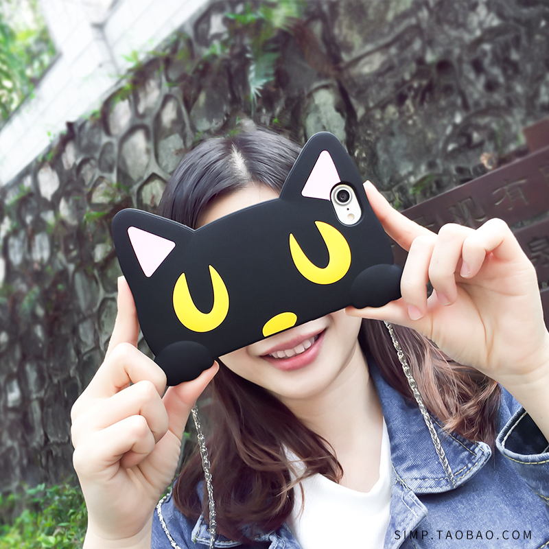 适用日韩卡通月亮猫咪苹果7 Plus手机壳iPhone6s/6plus链条斜挎硅在类目 3C数码配件, 手机配件, 手机保护套/壳中 - 来自Buy2taobao.com提供专业的淘宝代购服务