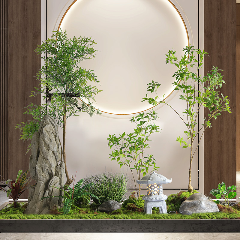 北欧仿真马醉木绿植盆栽套餐