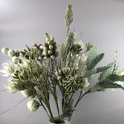 北欧超大仿真花插花餐桌橱窗落地高级感逼真假花装饰泡沫花束花艺