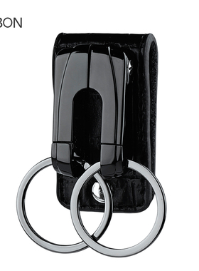 真皮汽车钥匙扣男士腰挂穿皮带高档简约圈环挂扣牛皮钥匙圈锁匙扣